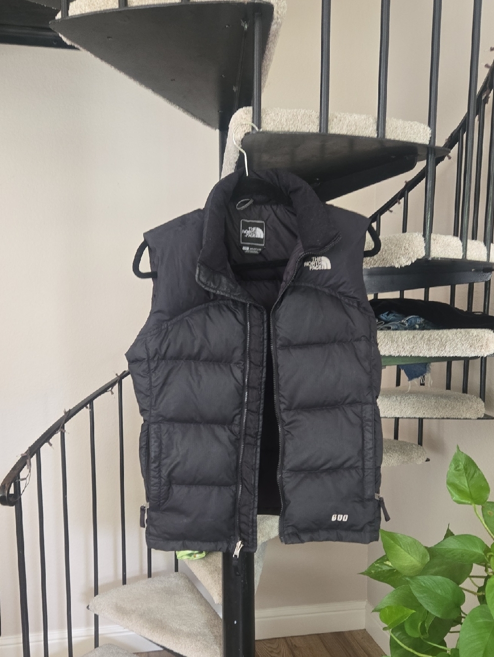 The North Face Black Quilted Down Vest - Women's